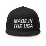 Load image into Gallery viewer, Made In the USA - Flat Bill Trucker Hat
