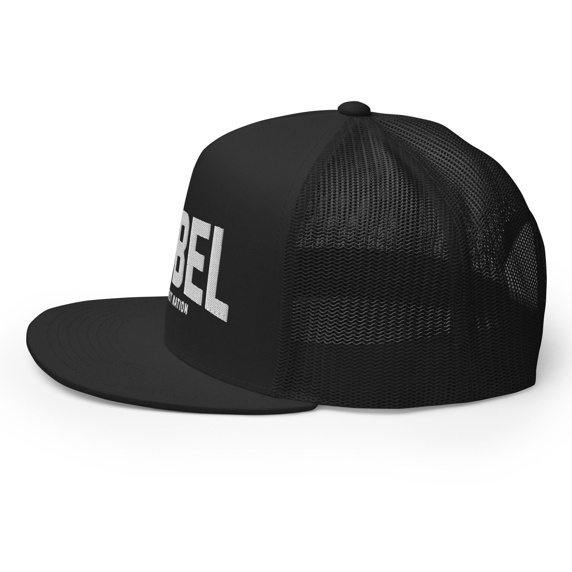 Rebel Arch - Flat Bill Trucker Hat