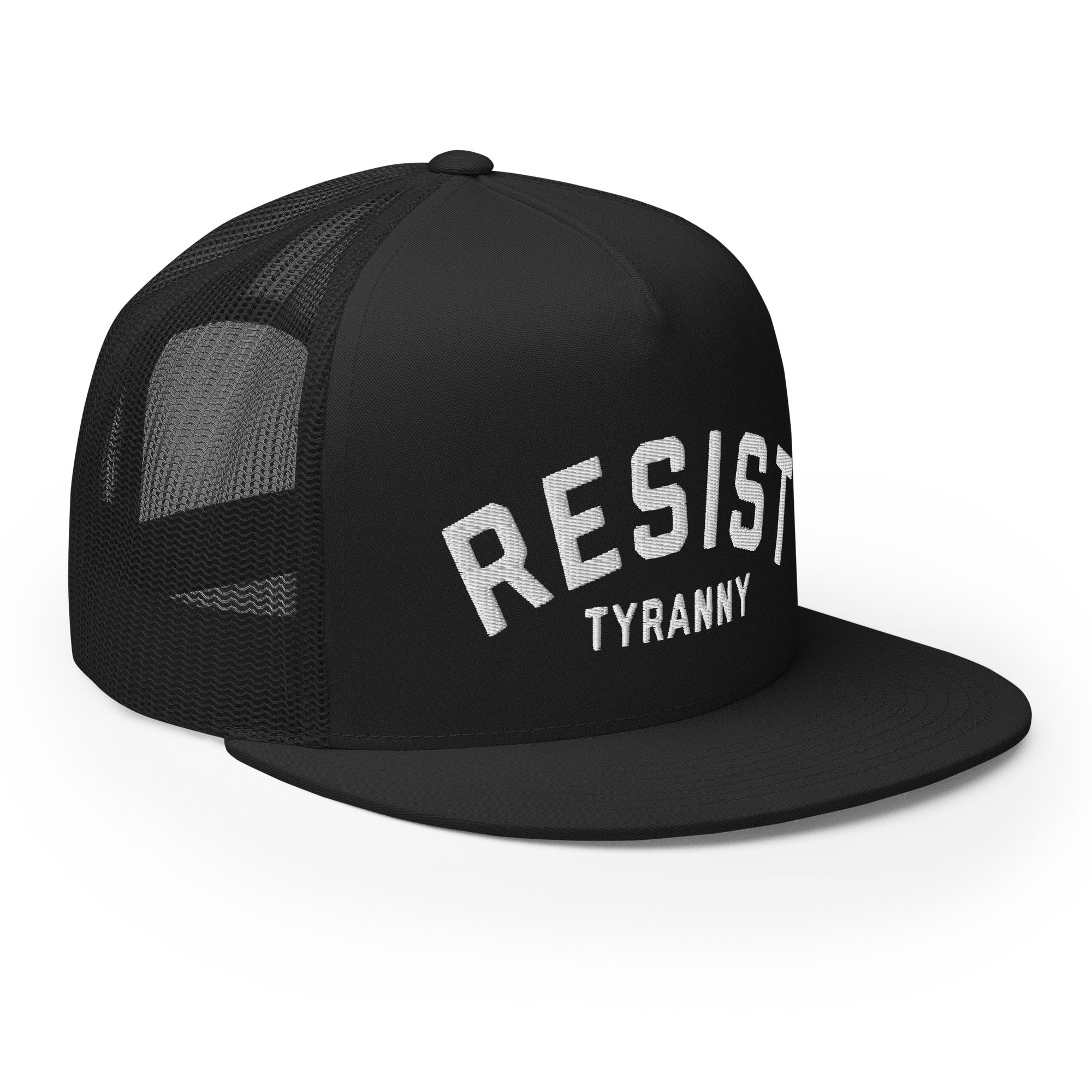 Resist Tyranny - Flat Bill Trucker Hat