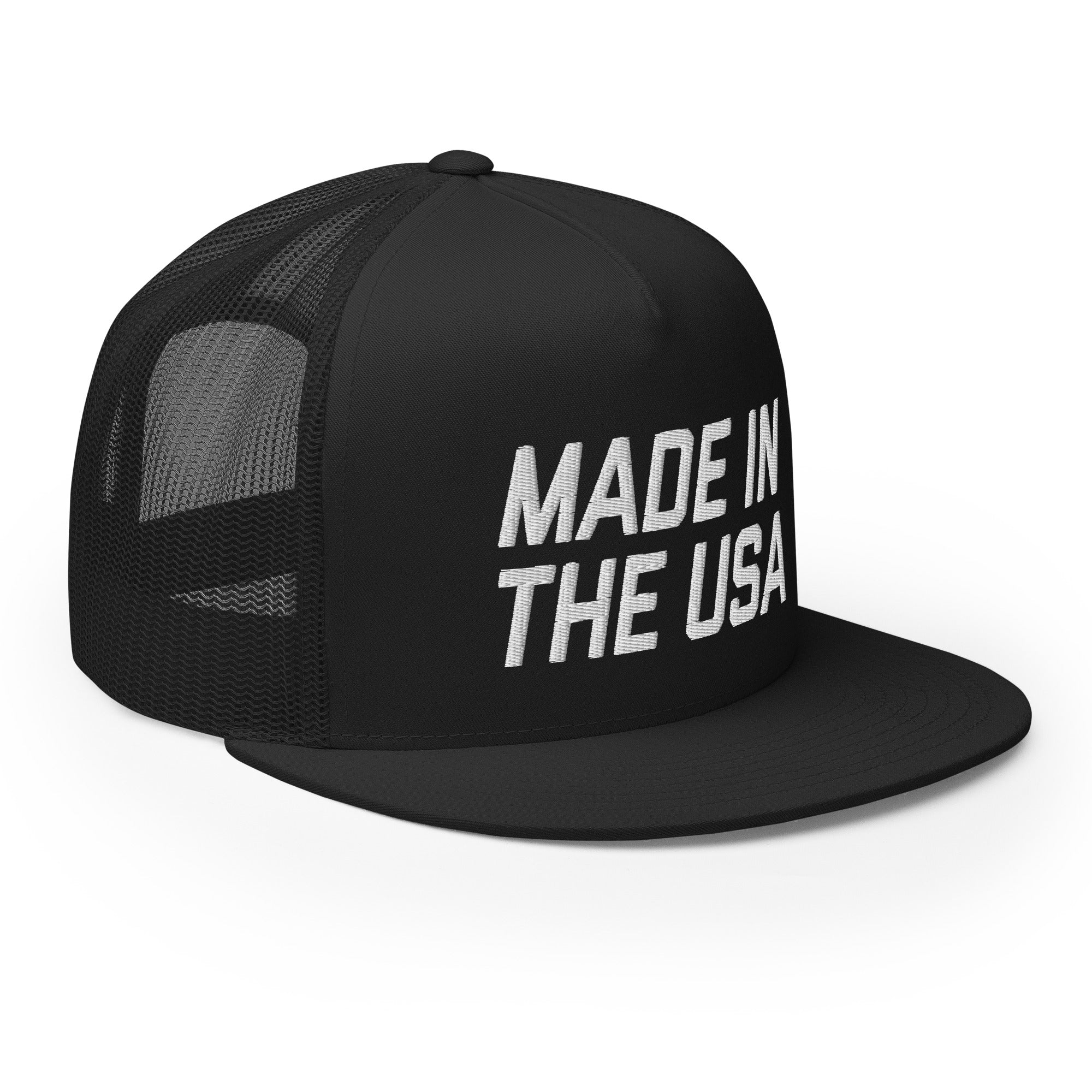 Made In the USA - Flat Bill Trucker Hat