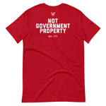 Load image into Gallery viewer, Not Government Property T-shirt
